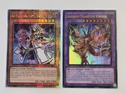 Invoked Magistus Omega + Aleister the Invoker RA04-EN278 Quarter Century Yugioh - Image 1