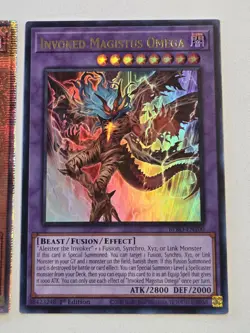 Invoked Magistus Omega + Aleister the Invoker RA04-EN278 Quarter Century Yugioh - Image 2