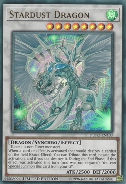 Stardust Dragon - DUPO-EN103 Ultra Rare Limited Ed NM Yugioh - Image 1