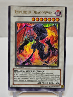 Exploder Dragonwing RGBT-EN040 Ultra Rare 1st Edition MISCUT ERROR Yugioh 855 - Image 1