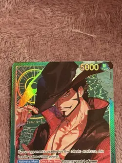 Dracule Mihawk - OP14-020 (Alternate Art) OP14-020 The Azure Sea's Seven Foil - Image 2