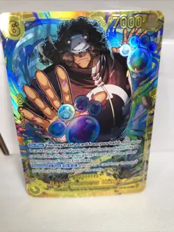 One Piece CCG Bartholomew Kuma (Alt Art) OP12-119 Pulled From Pack!! Original! - Image 2