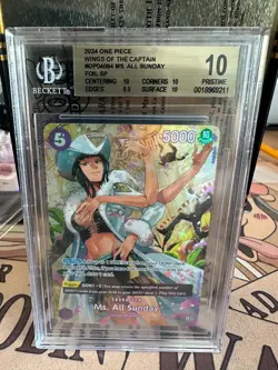 BGS 10 OP04-064 Ms. All Sunday SP Alt Art Parallel One Piece English - Image 1