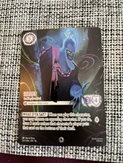 ICONIC Hades Looking for a Deal - 2025 DISNEY LORCANA Whispers in the Well HOLO - Image 1