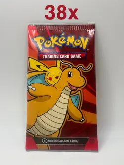 Pokemon TCG McDonald's 2025 Promo Pack (38x) - Sealed Happy Meal Packs - Image 1