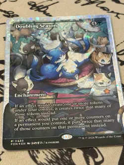 Doubling Season (Showcase) (Fracture Foil) Foundations Foil - Image 3