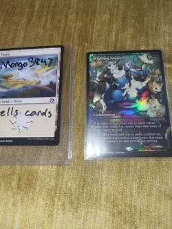 MTG Doubling Season #428 Showcase Foil, Near Mint Condition Foundations FDN - Image 1