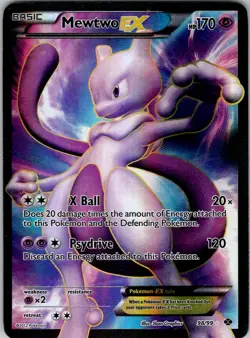 Mewtwo EX (98 Full Art) Ultra Rare Next Destinies 98/99 Holo - Image 1
