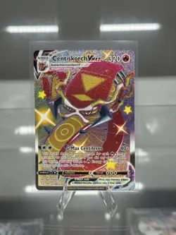 Pokemon Centiskorch VMAX TCG Shining Fates Holo Card SV109/SV122 - Image 1