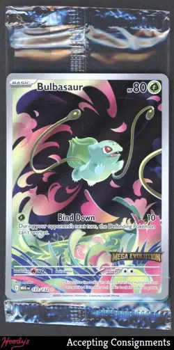 2025 Pokemon TCG Mega Evolution ETB Promo #133 Bulbasaur Illustration Rare IR - Image 1