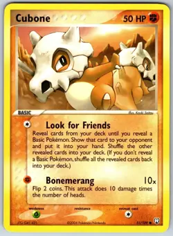Cubone 51/109 Ex Team Rocket EXC BUY 2 CARDS GET 1 FREE!! - Image 1