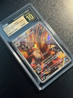 Pokemon Japanese Blaziken 101/098 AR Glory of the Rocket Gang CGC PRISTINE 10 - Image 3
