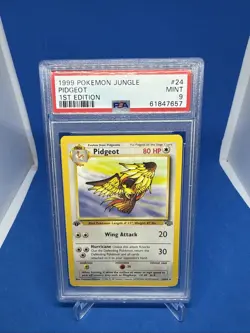 1999 Pokemon Jungle 1st edition PSA 9 Pidgeot #24 TCG Trading Card - Image 1