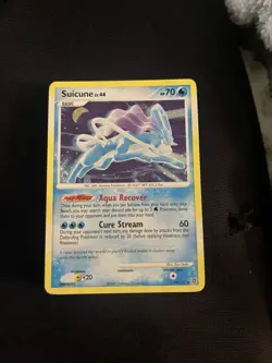 Pokemon Suicune 19/132 Secret Wonders Holo Rare 70 HP Basic English Card - Image 1