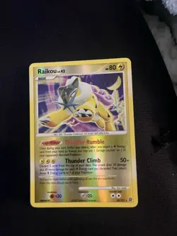 Pokemon Raikou 16/132 Secret Wonders Reverse Holo Rare 80 HP English Card - Image 1