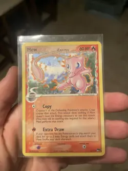 Pokemon Mew TCG Delta Species Holo Card/Pop Series 5/ Corrected Back/Holo Bleed - Image 3