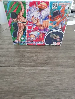 Bandai One Piece Card Game Learn Together Deck Set English 3 Decks 2023 - Image 1