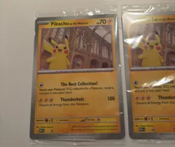 Pokemon TCG Pikachu At The Museum Promo Card Sealed x2 - Image 2