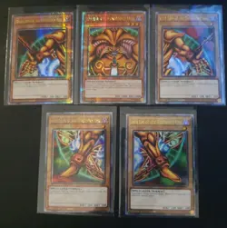 Exodia The Forbidden One Complete 5 Card Quarter Century Rare SET Yugioh TCG LP+ - Image 1