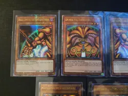 Exodia The Forbidden One Complete 5 Card Quarter Century Rare SET Yugioh TCG LP+ - Image 2