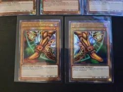 Exodia The Forbidden One Complete 5 Card Quarter Century Rare SET Yugioh TCG LP+ - Image 4