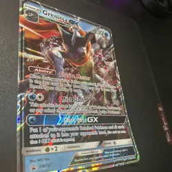 Pokemon Oversize Card Greninja GX SM197 Jumbo Card Detective Pikachu - Image 1