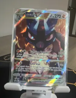 Lucario VSTAR SWSH291 SWSH: Sword & Shield Promo Cards Full Art Holo - Image 1