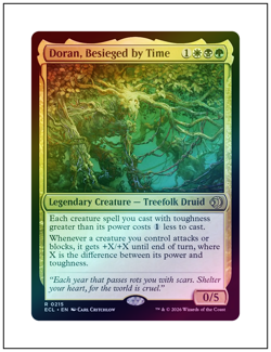 1x Doran, Besieged by Time, Foil, Lorwyn Eclipsed, Magic the Gathering MTG NM - Image 1