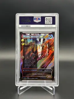 2025 MTG Final Fantasy Joshua Phoenix Dominant Borderless Surge Foil 0542 PSA 10 - Image 2