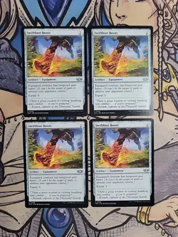 4x Swiftfoot Boots - NM/M TDC MTG Magic - Image 1