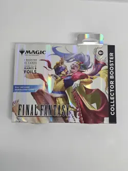 MTG Final Fantasy Collector Booster Pack Box Omega Brand New! Damaged Box - Image 1