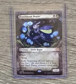 MTG Bitterbloom Bearer 0310 Borderless Lorwyn Eclipsed Magic The Gathering NM - Image 1