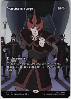 MTG Warstorm Surge Borderless Normal NM Avatar: The Last Airbender: Magic 38 - Image 1