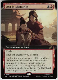 MTG Lost in Memories (Extended Art) Foil NM Avatar Last Airbender Magic 195 - Image 1
