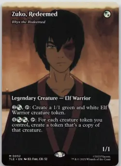 MTG Zuko, Redeemed - Rhys the Redeemed (Borderless) Normal NM Avatar Magic 52 - Image 1