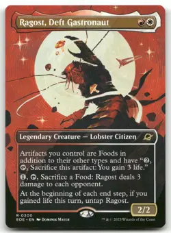 Ragost, Deft Gastronaut (Borderless) 300 MTG Edge of Eternities R NM - Image 1