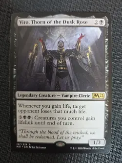 Vito, Thorn of the Dusk Rose Magic: The Gathering Core Set 2021 - Image 1