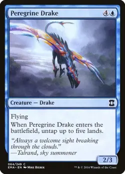 Peregrine Drake - Foil Eternal Masters LP MTG - Image 1