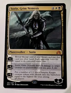 Sorin, Grim Nemesis Shadows over Innistrad - MTG MYTHIC - Image 1