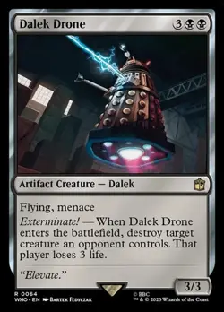 Dalek Drone - Foil DRWHO LP MTG - Image 1