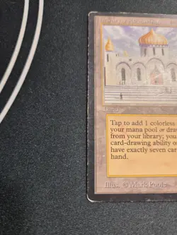Library of Alexandria Magic mtg Heavy Play, English Arabian Nights - Image 4