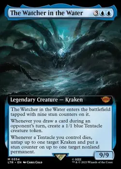 The Watcher in the Water (#354) - Extended Art LTR NM MTG - Image 1