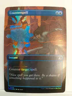 Counterspell (Borderless) Commander Masters Foil - Image 1