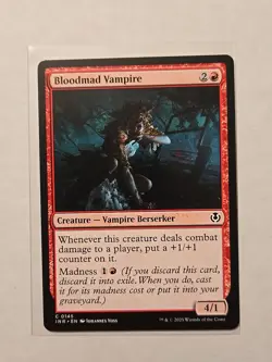 Bloodmad Vampire - Innistrad Remastered - LP - Common - Creature - Image 1