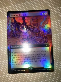 Shadow Urchin (Extended Art) Lorwyn Eclipsed Foil - Image 1
