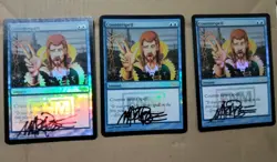 MTG Counterspell FNM 2005 Dci Promo Foil Signed By Artist Mark Poole - Image 1