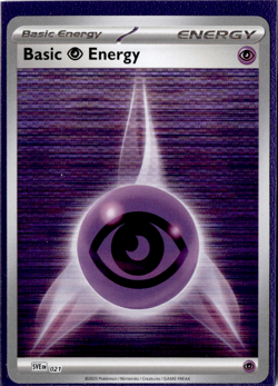 Basic Psychic Energy - SVE021 - Holo - Pokemon Black Bolt & White Flare - Image 1