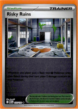 Risky Ruins - 127/132 - Reverse Holo - Pokemon Mega Evolution - Image 1