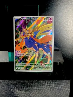 POKEMON -PHANTASMAL FLAMES -ZACIAN-ILLUSTRATION RARE 🔥100/094 -CLEAN-L👀K - Image 2
