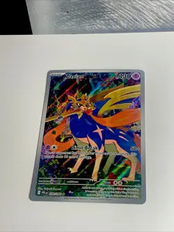 POKEMON -PHANTASMAL FLAMES -ZACIAN-ILLUSTRATION RARE 🔥100/094 -CLEAN-L👀K - Image 3